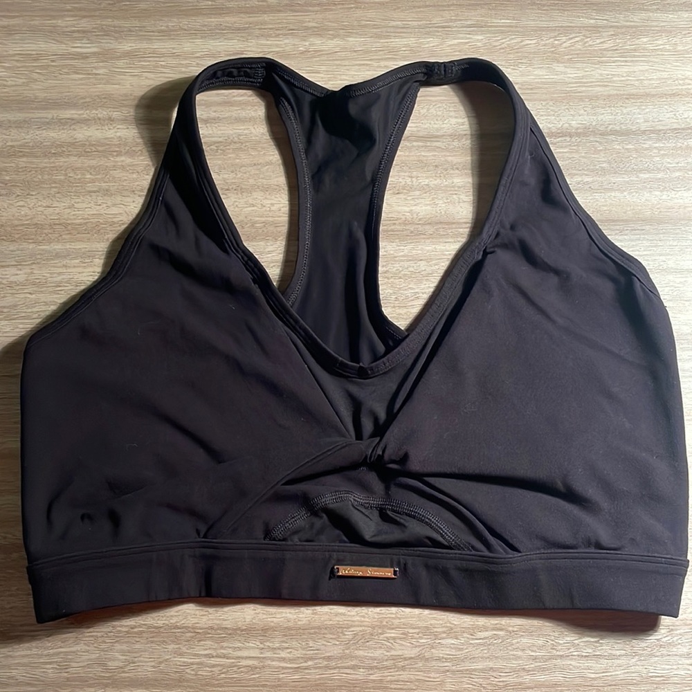 Gymshark Whitney Simmons black bra size large